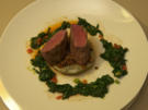 Rehrücken mit Artischocken und Spinat-Tomaten-Gemüse - Rezept - Bild Nr. 2