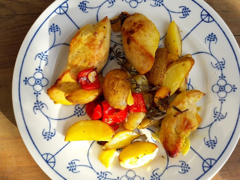 Rezept: Hähnchen mit Gemüse Bild Nr. 2 Hähnchen mit Gemüse - Rezept - Bild Nr. 2