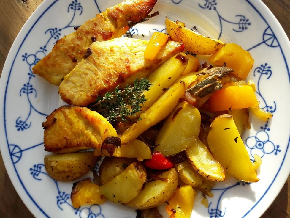 Rezept: Hähnchen mit Gemüse Bild Nr. 3 Hähnchen mit Gemüse - Rezept - Bild Nr. 3