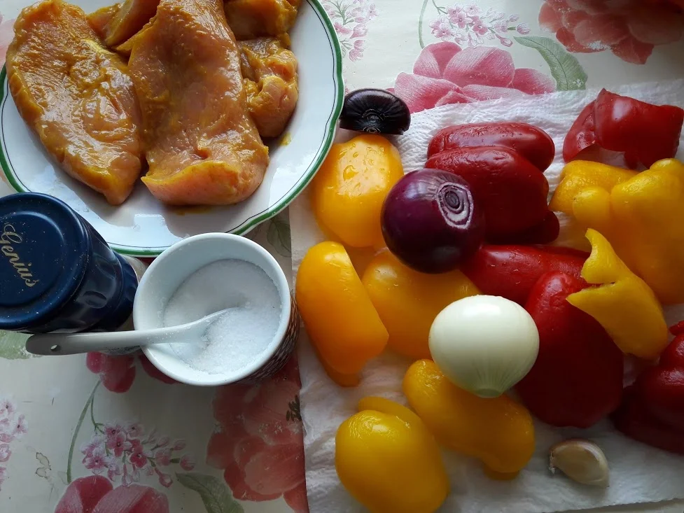 Rezept: Hähnchen mit Gemüse Bild Nr. 4 Hähnchen mit Gemüse - Rezept - Bild Nr. 4