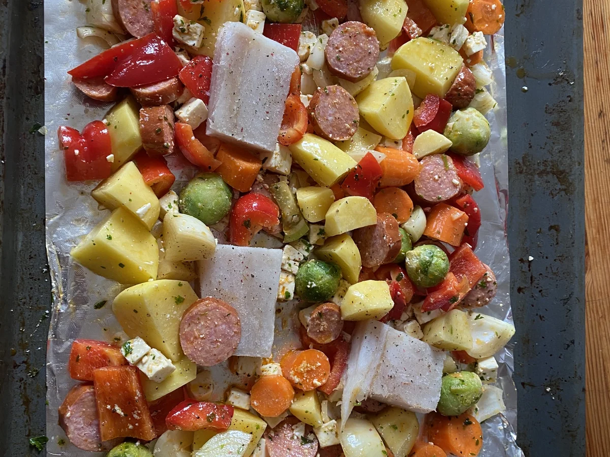 Rezept: Buntes Ofenblech Bild Nr. 4 Buntes Ofenblech - Rezept - Bild Nr. 4