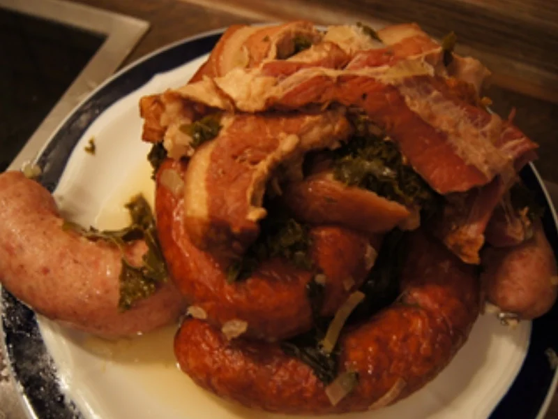 Rezept: Grünkohl 2020-2 mit Pellkartoffeldrillingen Bild Nr. 11 Grünkohl 2020-2 mit Pellkartoffeldrillingen - Rezept - Bild Nr. 11