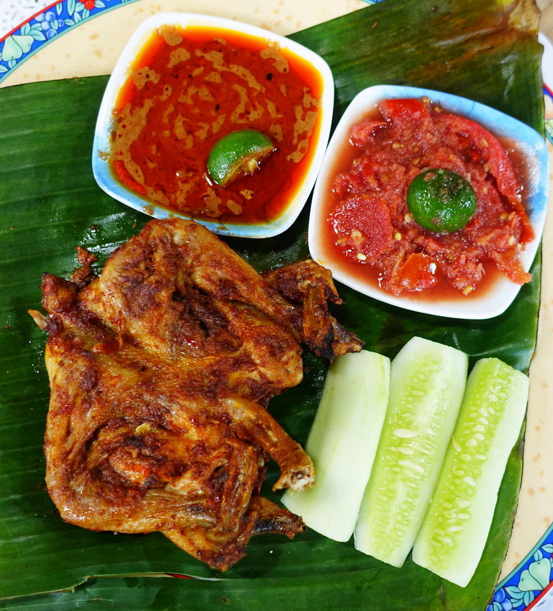 Frittiertes Hühnchen auf Kalasan Art – Ayam Kampung Kalasan - Rezept - Bild Nr. 2