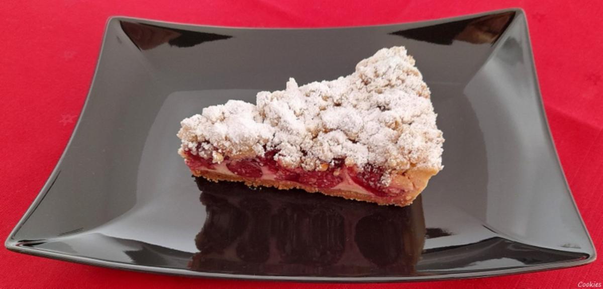 Kirsch Käse Tarte Cherry Cheesecake Rezept kochbar.de