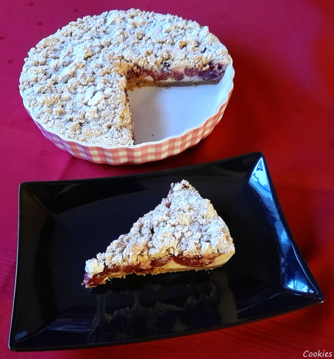 Kirsch - Käse - Tarte ... Cherry - Cheesecake ... - Rezept - Bild Nr. 4