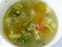 Balinesische, Grüne Spargelsuppe mit Reis - Rezept - Bild Nr. 2