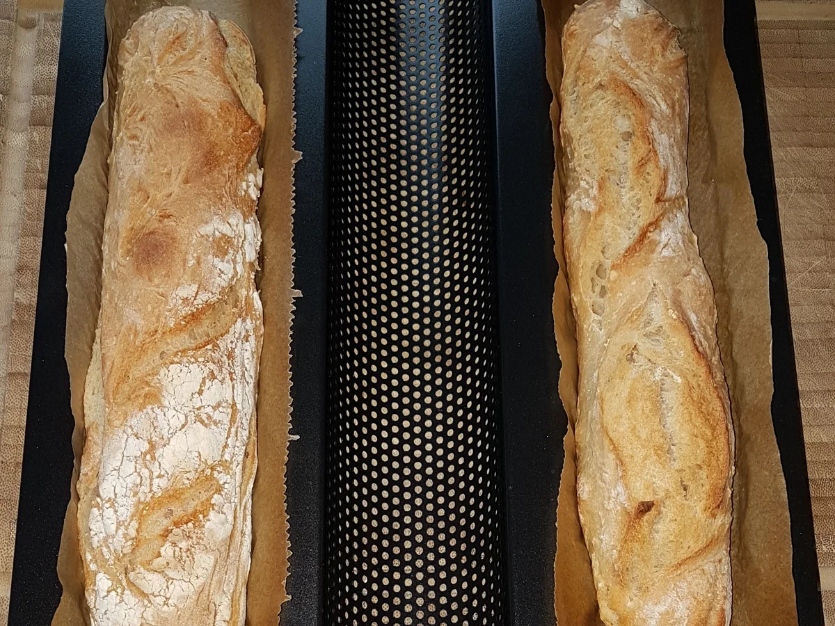 Rezept: Baguette, ganz einfach Bild Nr. 2 Baguette, ganz einfach - Rezept - Bild Nr. 2