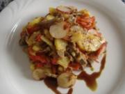 Kartoffelsalat mit Rindfleisch und Kürbiskernöl - Rezept