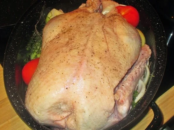 Gänsebraten mit fruchtig-weihnachtlichem Rotkohl-kochbar Challenge 12.0 (Dezember 2020) - Rezept - Bild Nr. 4