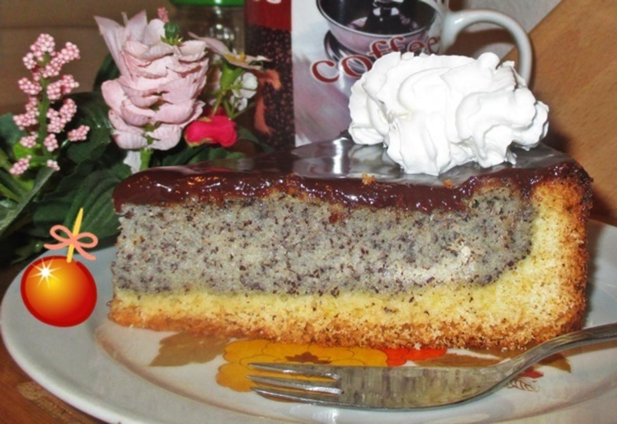 Weihnachtlicher Mohnkuchen mit Schoko-Guss-kochbar Challenge 12.0 ...