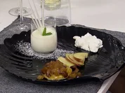 Tarte Tatin mit bayerischer Creme - Rezept - Bild Nr. 2