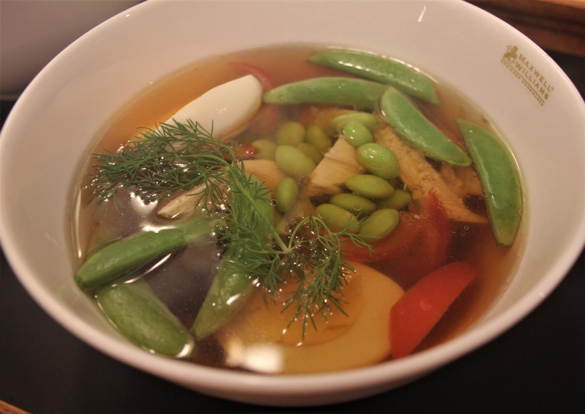 Bowl mit Suppe & Einlagen - Rezept - Bild Nr. 2
