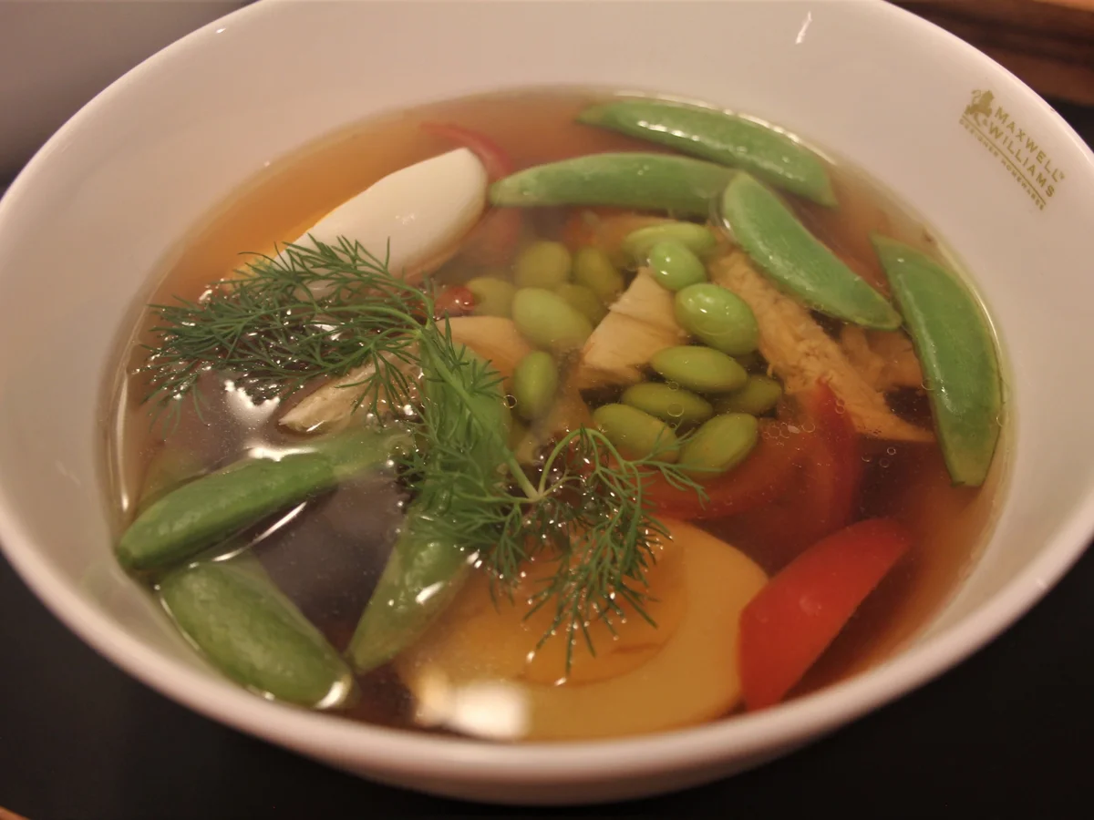 Rezept: Bowl mit Suppe & Einlagen Bild Nr. 2 Bowl mit Suppe & Einlagen - Rezept - Bild Nr. 2