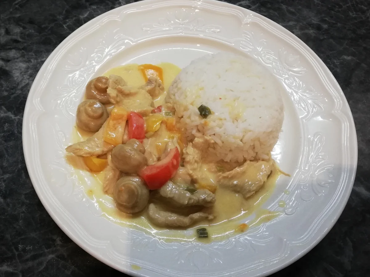 Putengeschnetzeltes mit Reis - Rezept - Bild Nr. 7