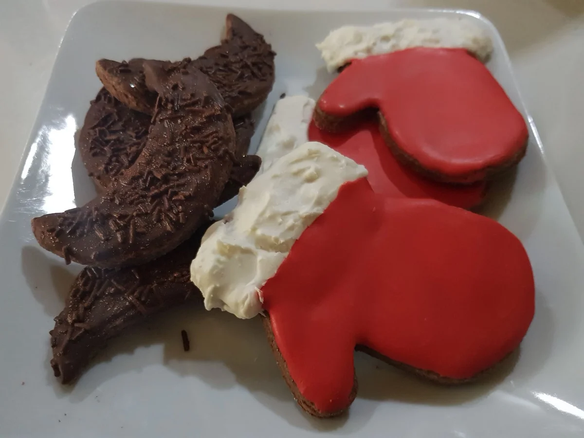 Schoko-Monde und St. Claus-Handschuhe - Rezept - Bild Nr. 2