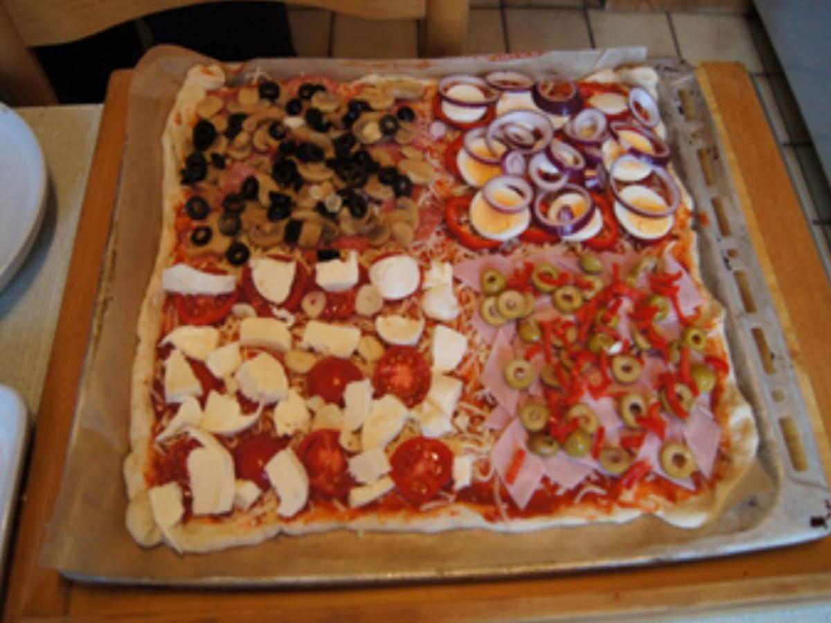 Pizza Quattro Stagioni à la Ivanka - Rezept - Bild Nr. 10