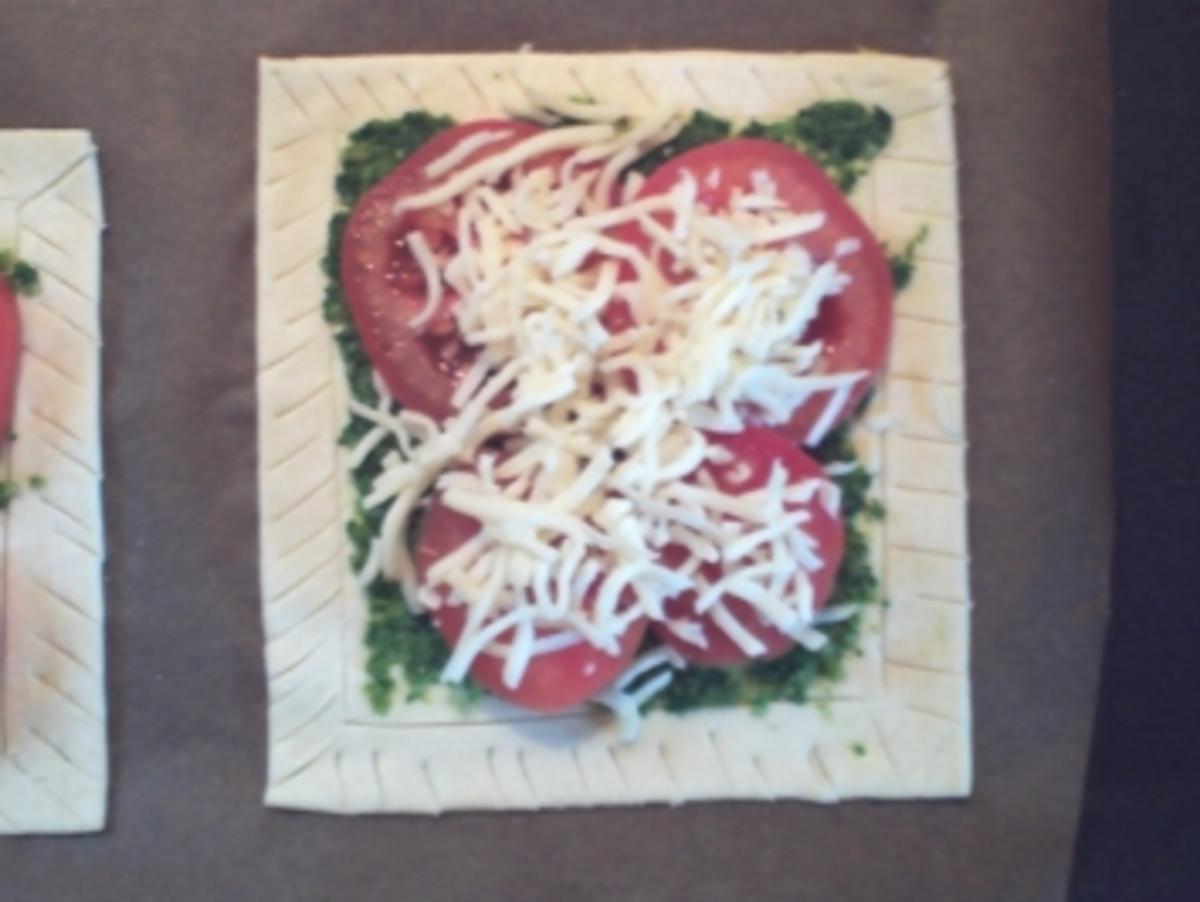 schnelle Blätterteig-Pizza - Rezept - Bild Nr. 4