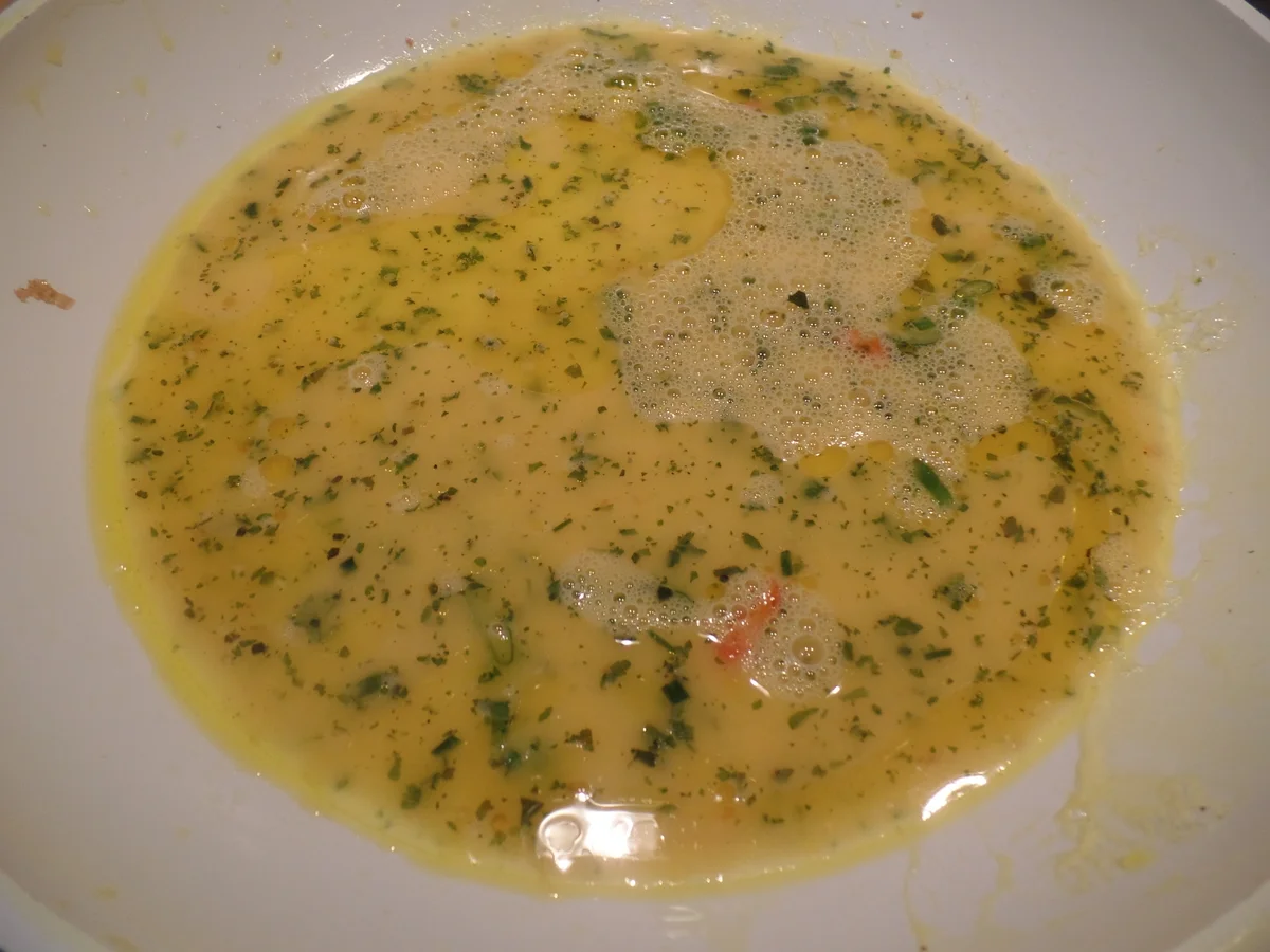 Ras el-Hanout-Kräuteromelette - Rezept - Bild Nr. 12117