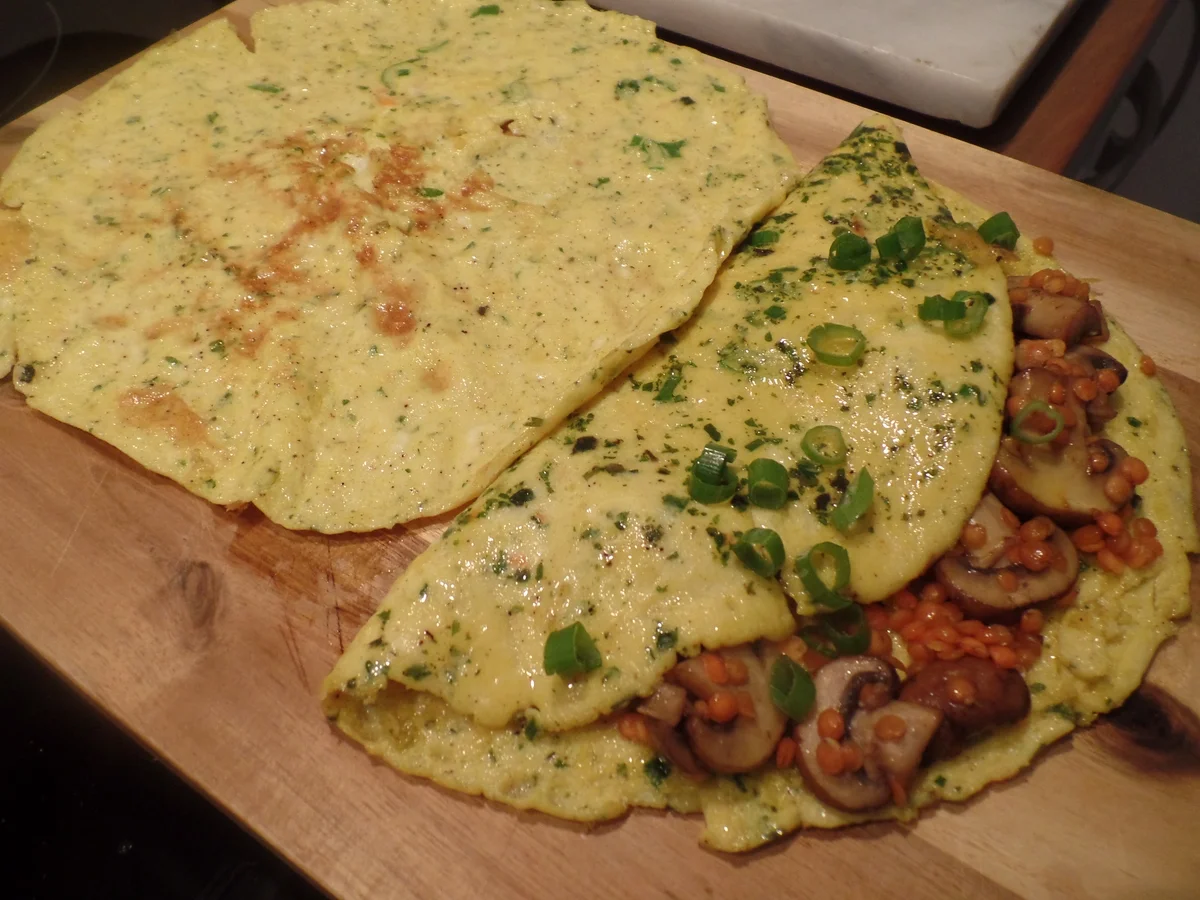 Ras el-Hanout-Kräuteromelette - Rezept - Bild Nr. 12119