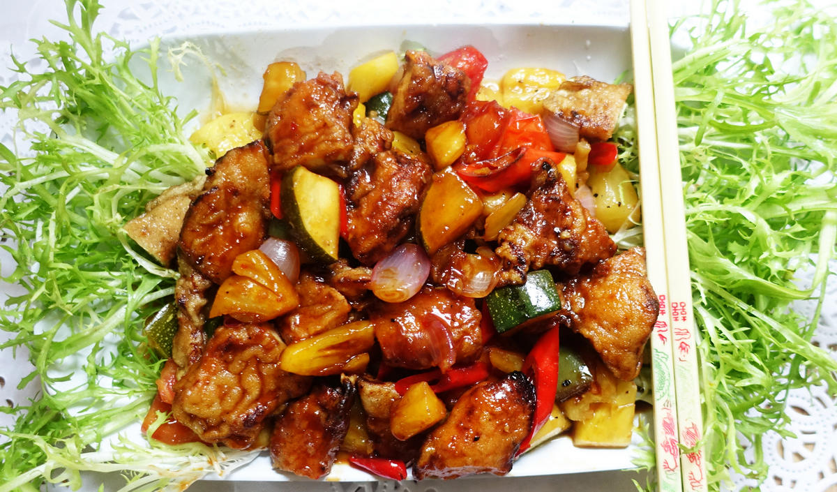 Süß-saure Hühnerbrust – Gai Pad Priau Wan - Rezept - Bild Nr. 2