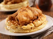 Chicken and Waffles – amerikanische Waffeln mit Hühnerfleisch - Rezept - Bild Nr. 2