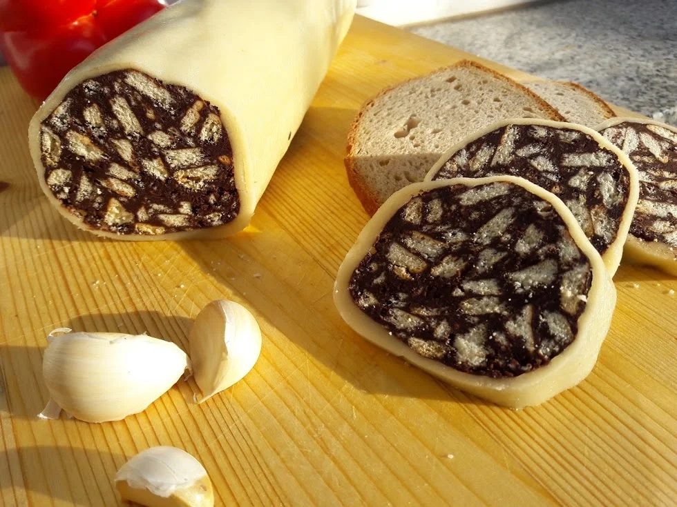 Rot wie Blut... nein - Eine süße Blutwurst  zur kochbar Challenge Dezember 2020 - Rezept - Bild Nr. 3