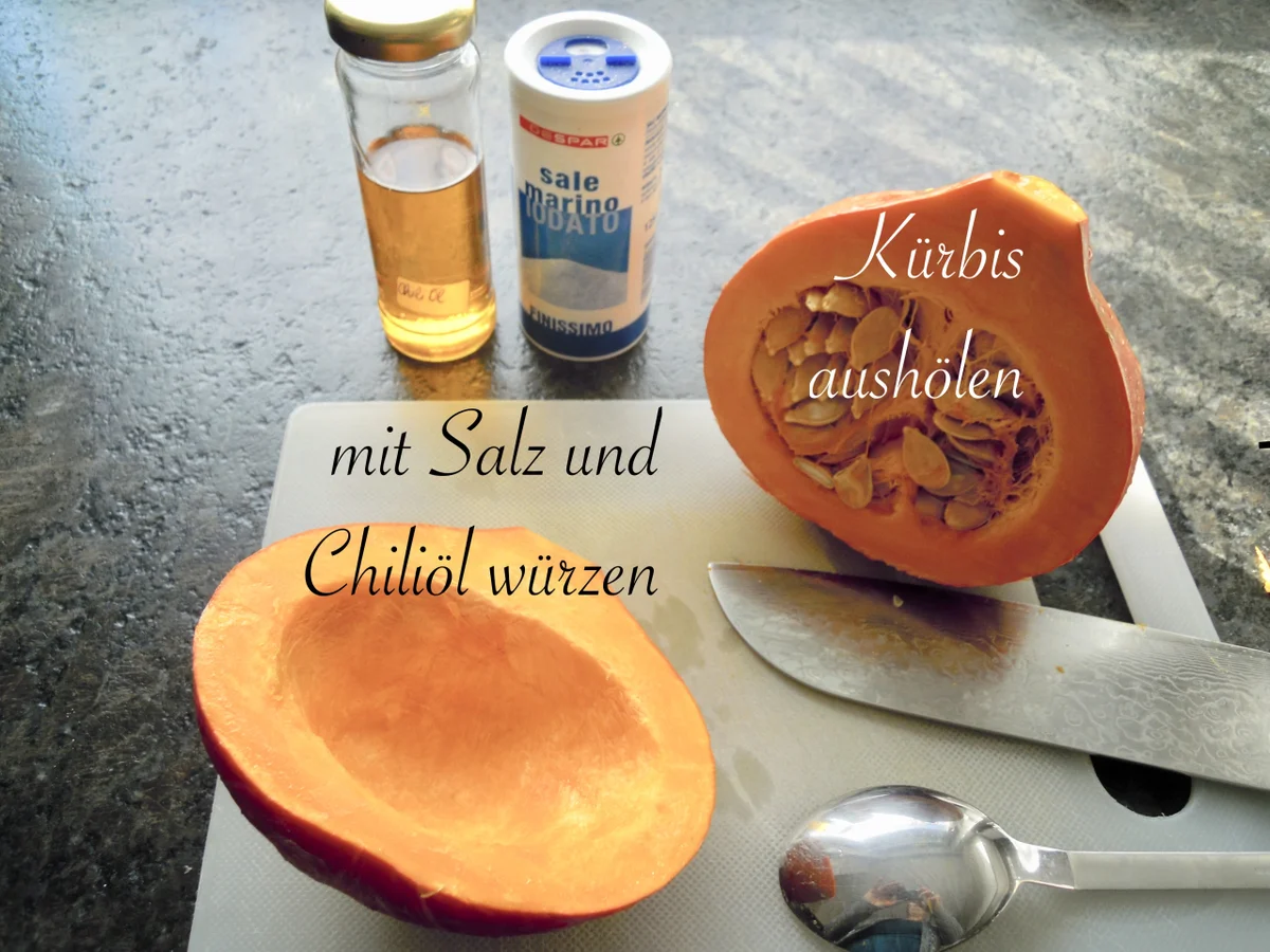 gebackener, gefüllter Ofen Kürbis - Rezept - Bild Nr. 12