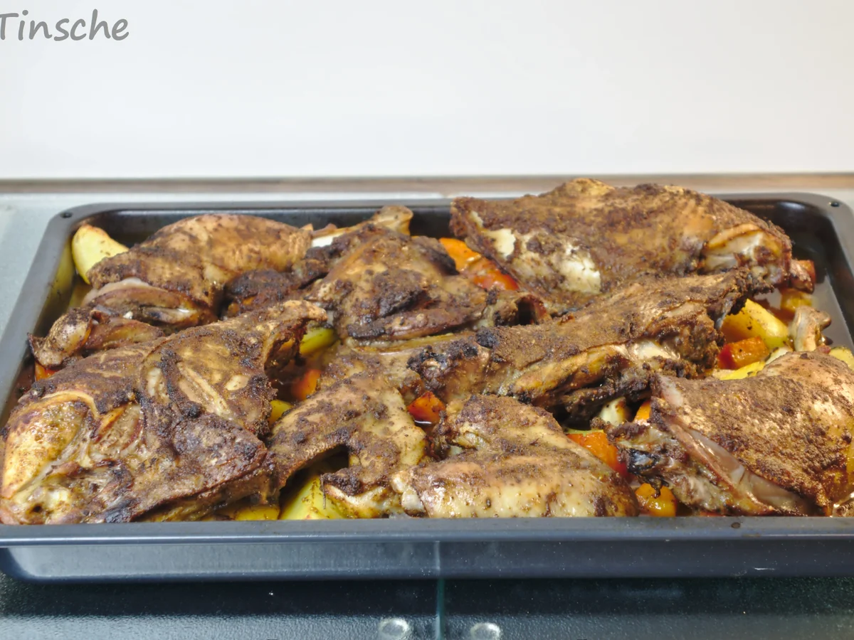 Rezept: Grillhähnchen auf mediterranem Gemüse Bild Nr. 7 Grillhähnchen auf mediterranem Gemüse - Rezept - Bild Nr. 7