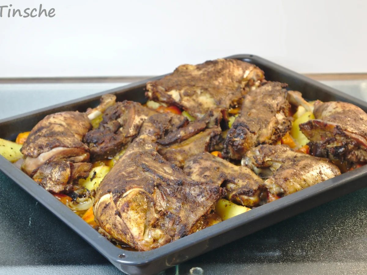 Rezept: Grillhähnchen auf mediterranem Gemüse Bild Nr. 8 Grillhähnchen auf mediterranem Gemüse - Rezept - Bild Nr. 8