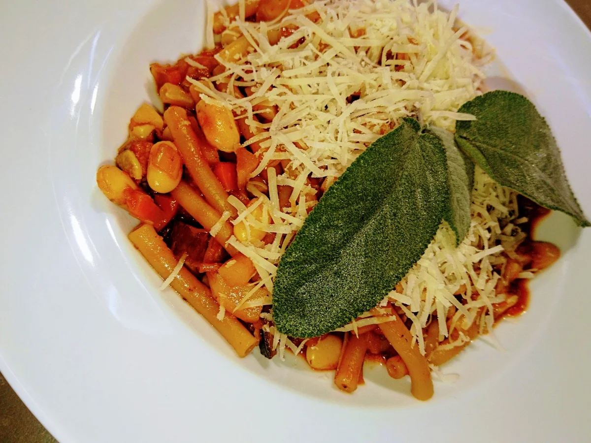 Rezept: Pasta e fagioli - Nudeln mit Bohnen Bild Nr. 20 Pasta e fagioli - Nudeln mit Bohnen - Rezept - Bild Nr. 20