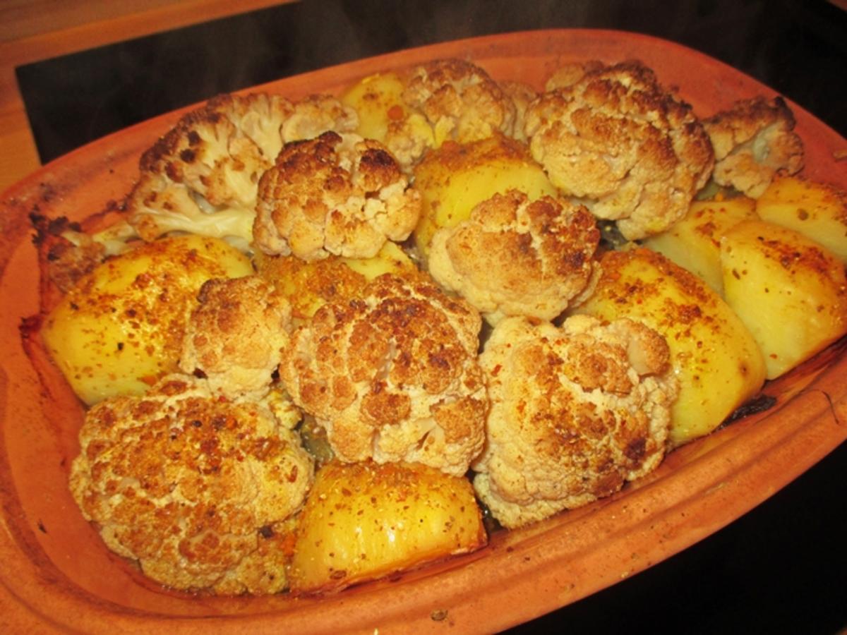 Blumenkohl-Kartoffel-Curry auf Schweinefleisch - Rezept - Bild Nr. 3