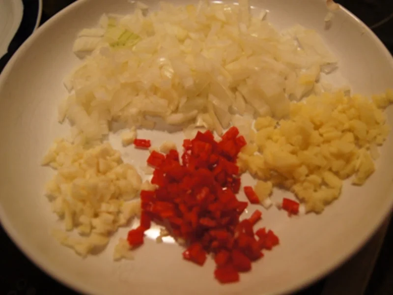 Spitzkohl-Hackfleisch-Pfanne mit Pellkartoffel-Drillingen - Rezept - Bild Nr. 6