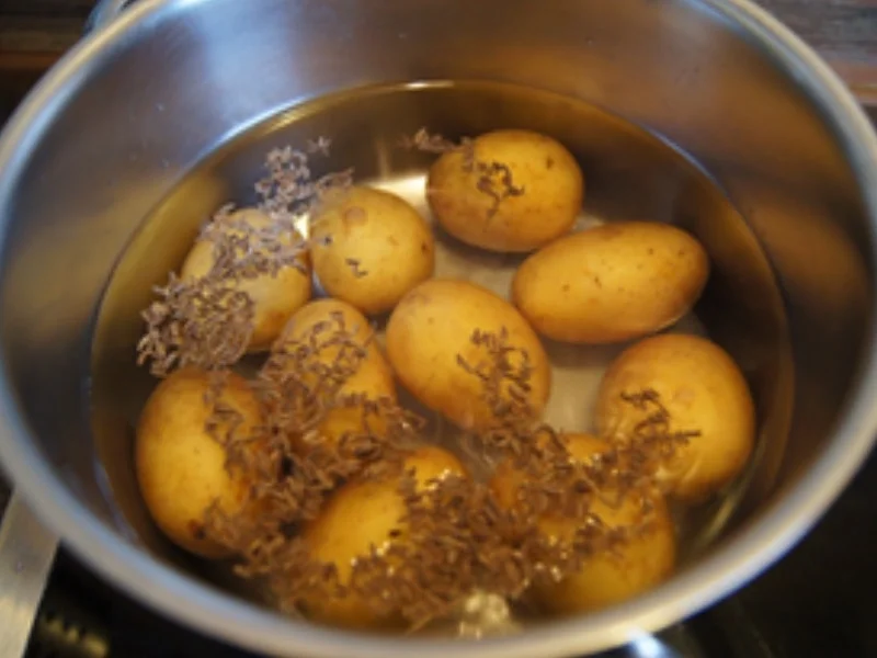 Heringsfilet in Sahnesauce mit Rote-Bete-Salat und Baby-Pellkartoffeln - Rezept - Bild Nr. 7