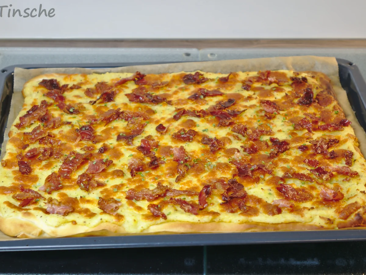 Mashed Potato Pizza - Kartoffelbrei-Pizza - Rezept - Bild Nr. 4