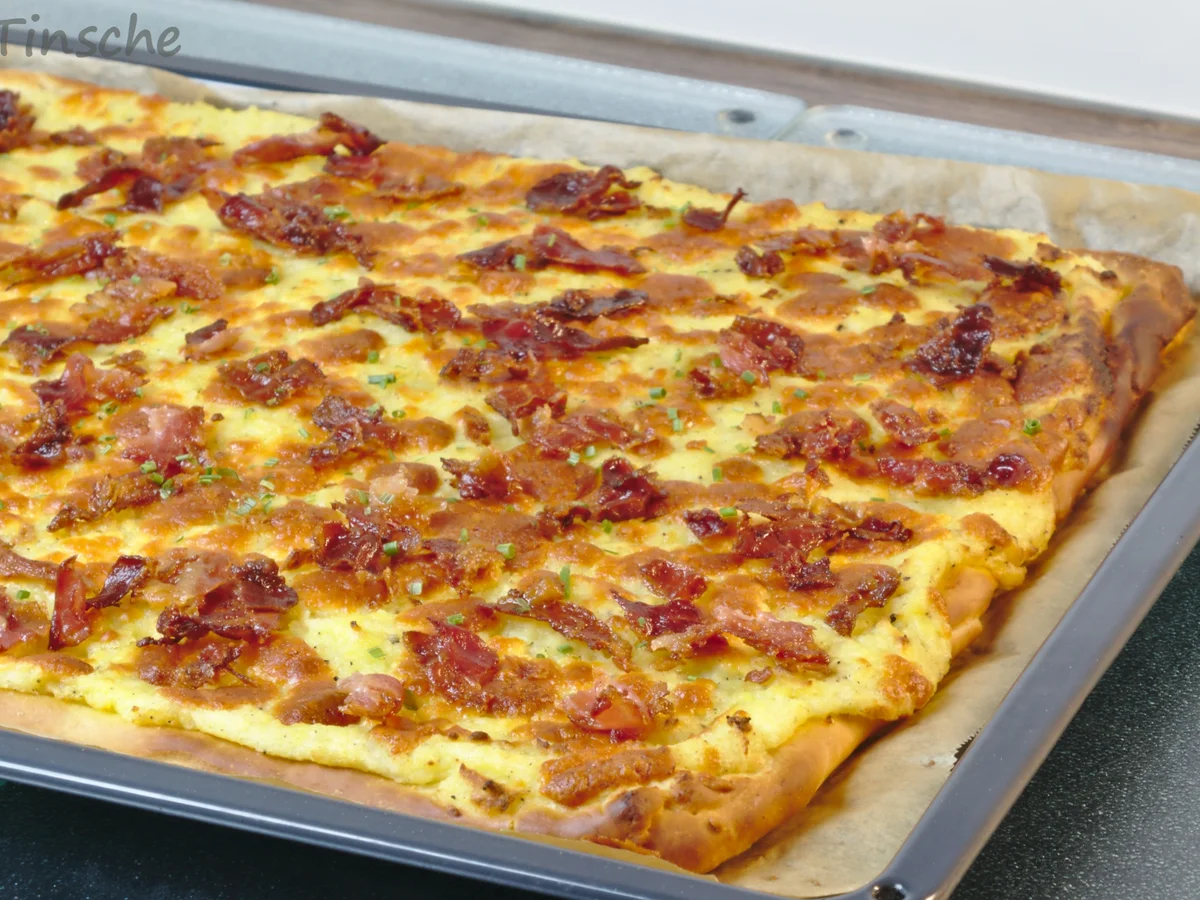 Mashed Potato Pizza - Kartoffelbrei-Pizza - Rezept - Bild Nr. 6