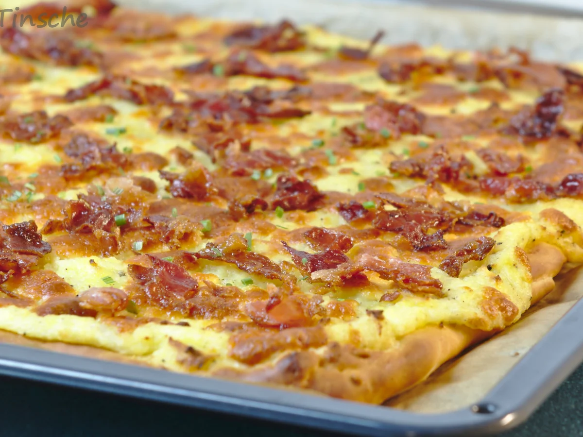 Mashed Potato Pizza - Kartoffelbrei-Pizza - Rezept - Bild Nr. 7