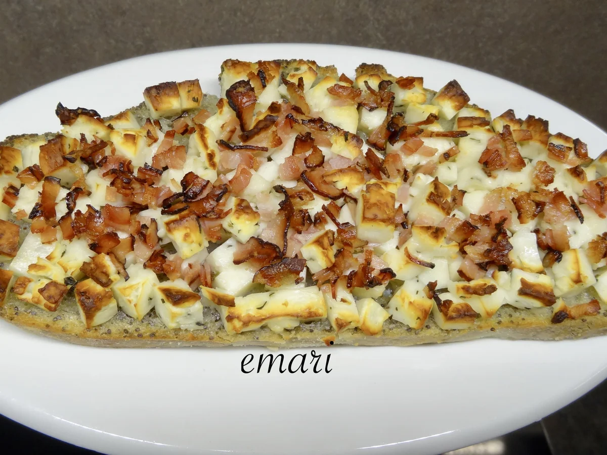 gratiniertes Speck - Käse - Brot - Rezept - Bild Nr. 12216