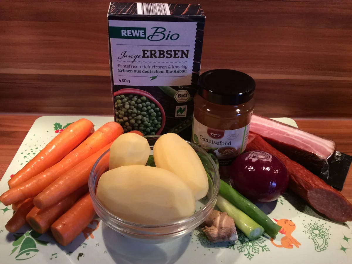 Rezept: Erbseneintopf Bild Nr. 3 Erbseneintopf - Rezept - Bild Nr. 3