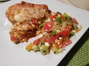 Filo-Tarte mit Hack, Feta und buntem Salat - Rezept - Bild Nr. 12223