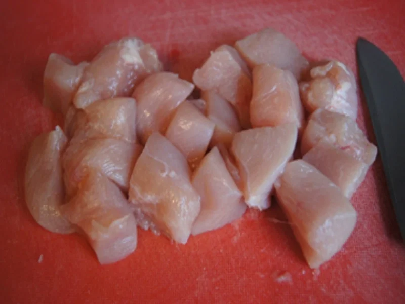 Doppelt gebackene Hähnchennuggets mit Bratnudeln süß-sauer - Rezept - Bild Nr. 4