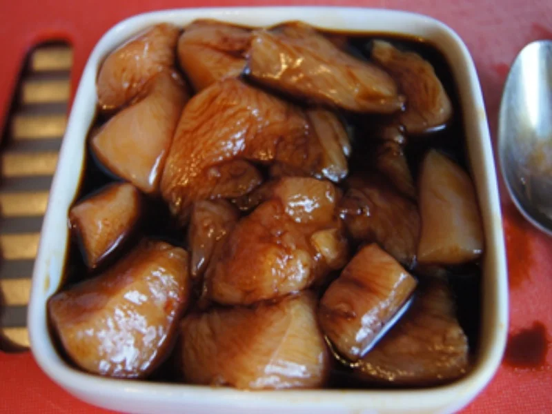 Doppelt gebackene Hähnchennuggets mit Bratnudeln süß-sauer - Rezept - Bild Nr. 5