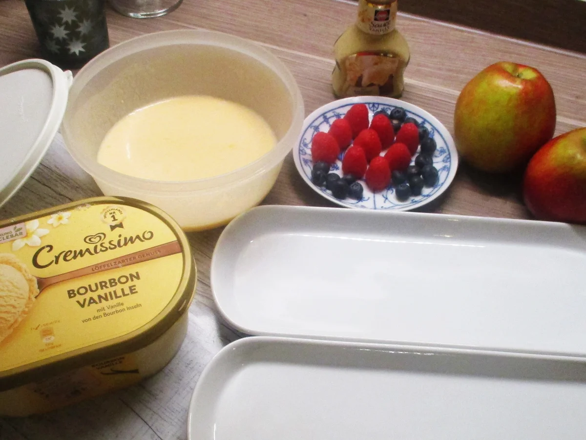 Apfelküchle als Dessert - Rezept - Bild Nr. 3