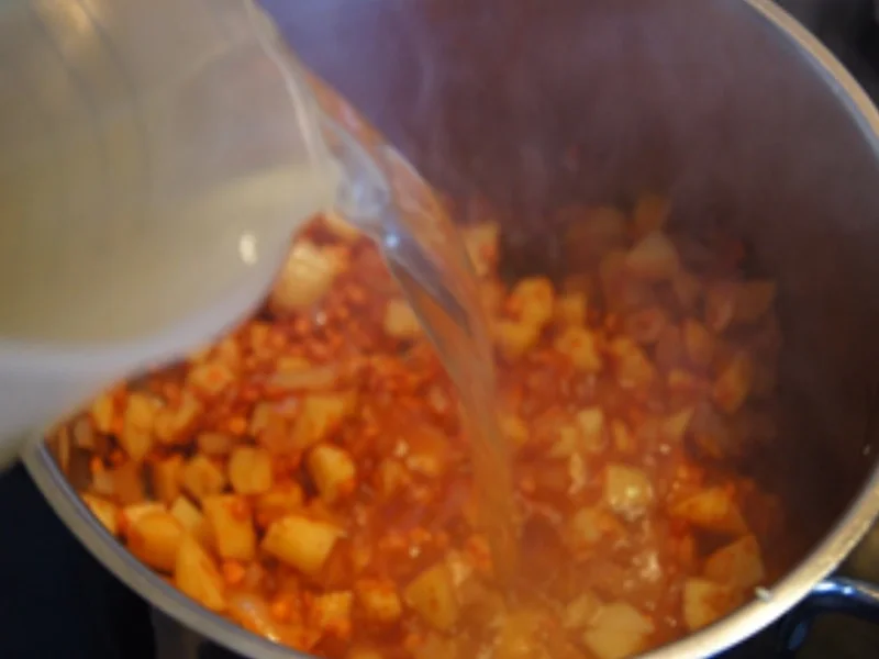 Orientalische rote Linsensuppe - Rezept - Bild Nr. 9