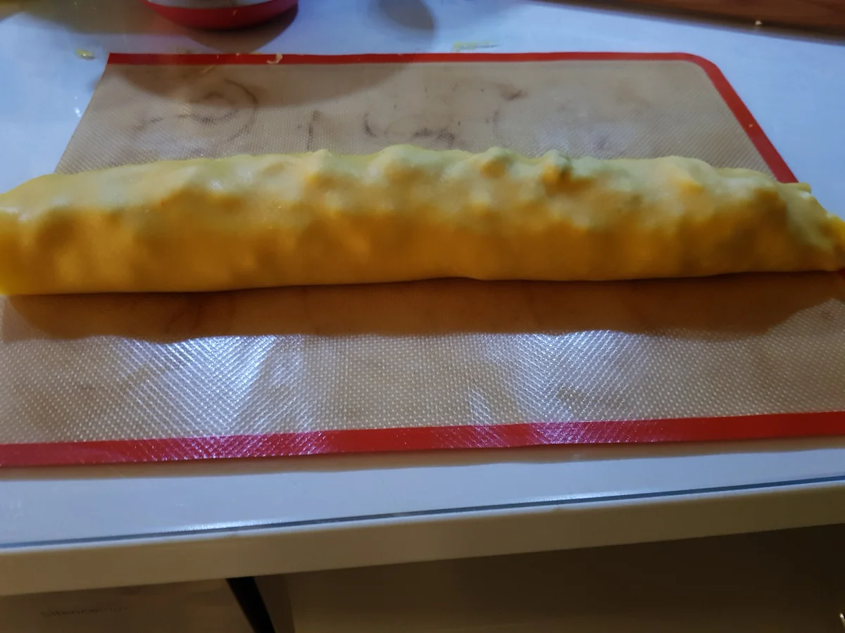 Pasta-Strudel mit Kürbis, Hack und Feta - Rezept - Bild Nr. 6