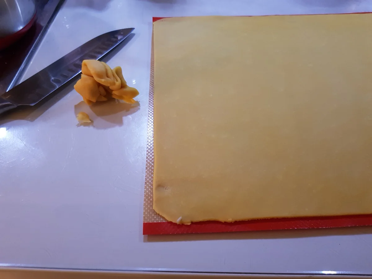 Pasta-Strudel mit Kürbis, Hack und Feta - Rezept - Bild Nr. 9