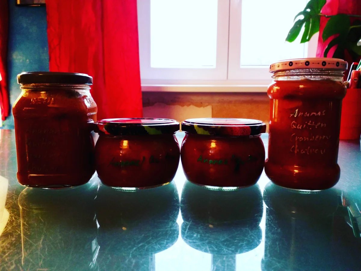 Ananas-Quitten-Cranberry-Chutney - Rezept - Bild Nr. 2