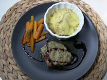 Schlotziges Kartoffelgratin, süße Karotten und Rinderfilet mit Kräuterkruste - Rezept - Bild Nr. 2