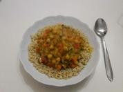 Kürbiscurry auf Reis - Rezept - Bild Nr. 2