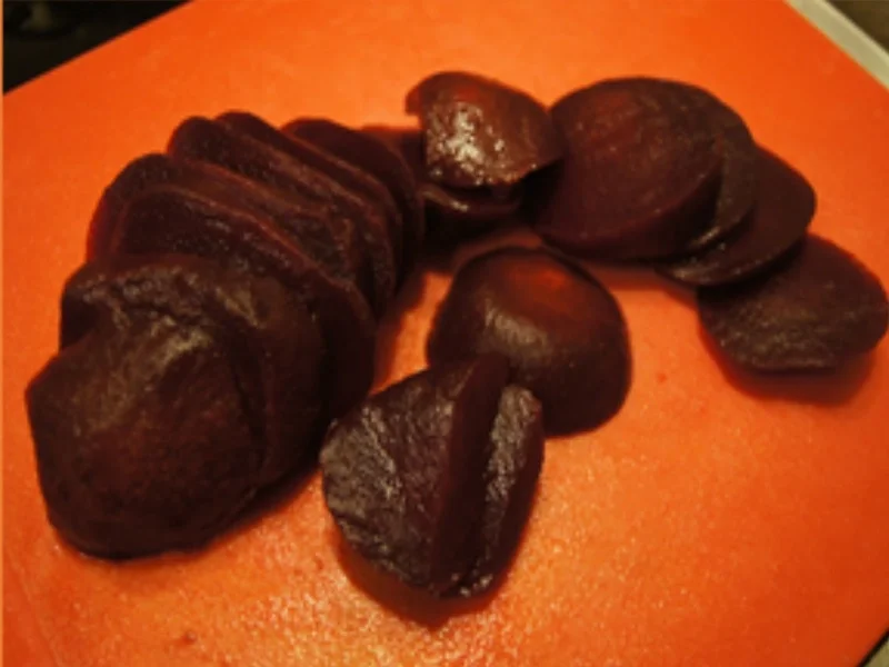 Rezept: Leberspieße mit Speck, Rote Bete Salat und Curryreis Bild Nr. 10 Leberspieße mit Speck, Rote Bete Salat und Curryreis - Rezept - Bild Nr. 10