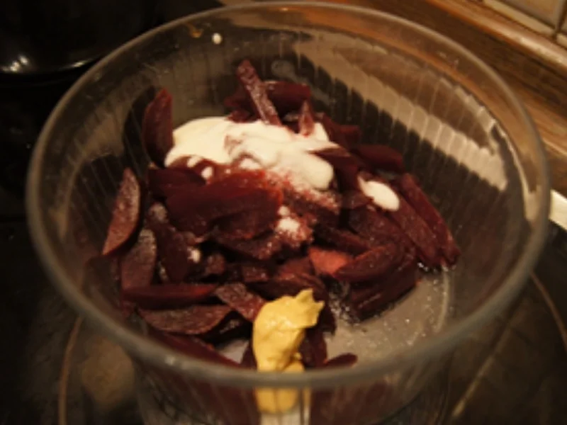 Rezept: Leberspieße mit Speck, Rote Bete Salat und Curryreis Bild Nr. 11 Leberspieße mit Speck, Rote Bete Salat und Curryreis - Rezept - Bild Nr. 11